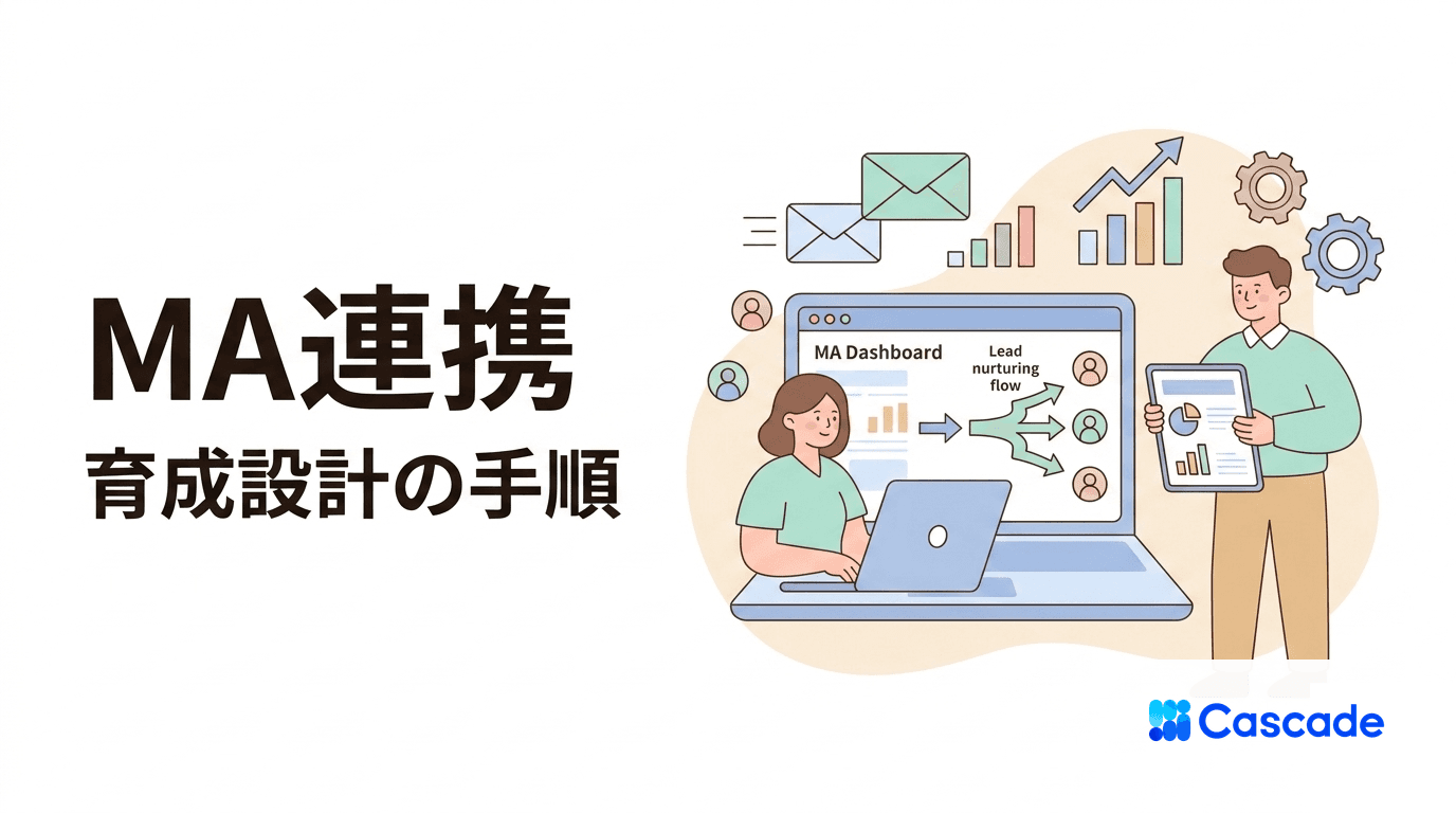 リードナーチャリングの設計｜MAと連携した育成シナリオの組み立て