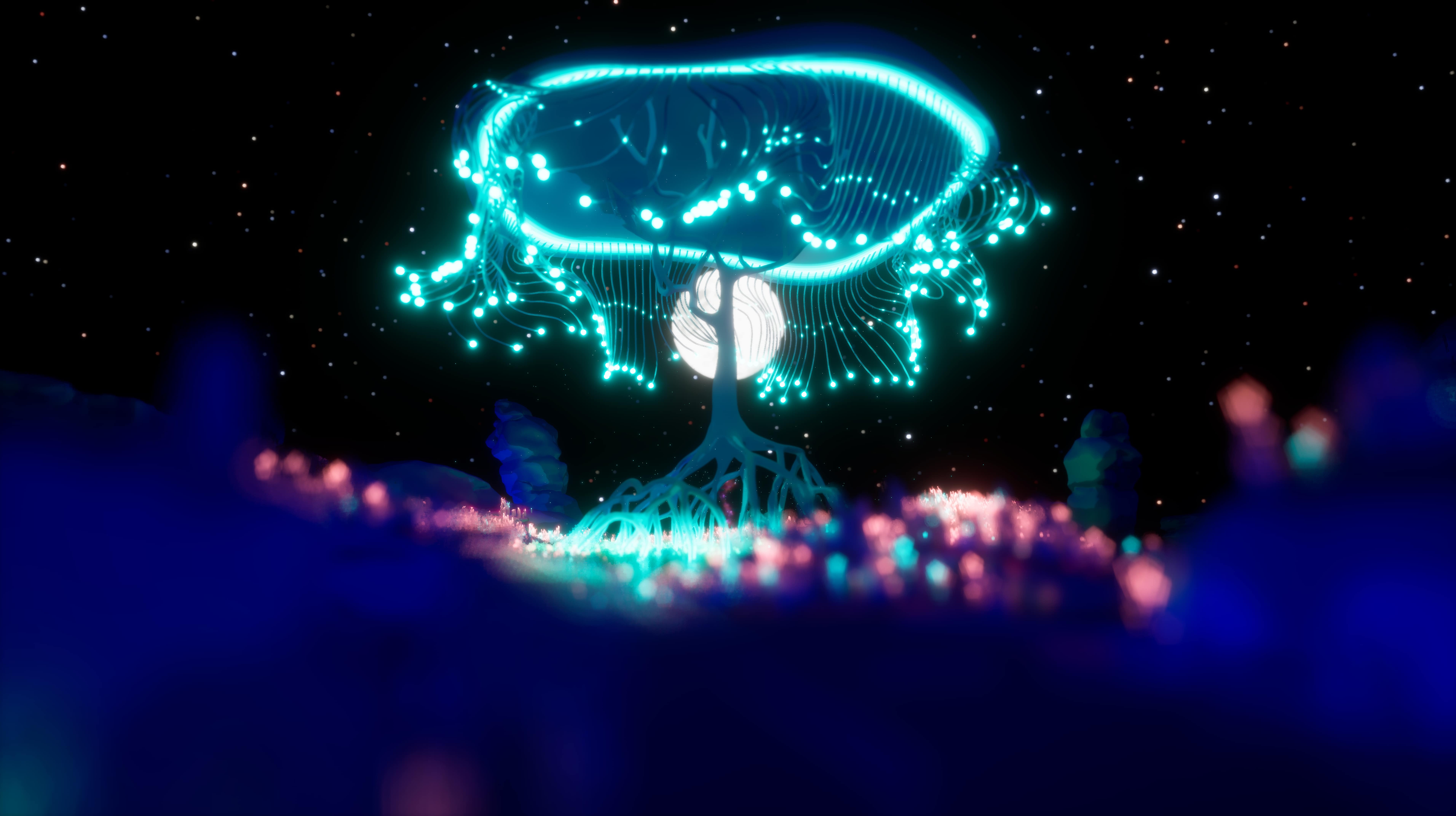 An image showing the LIDO XR immersive and interactive world created for the XR Dreamland Festival in Kaohsiung.