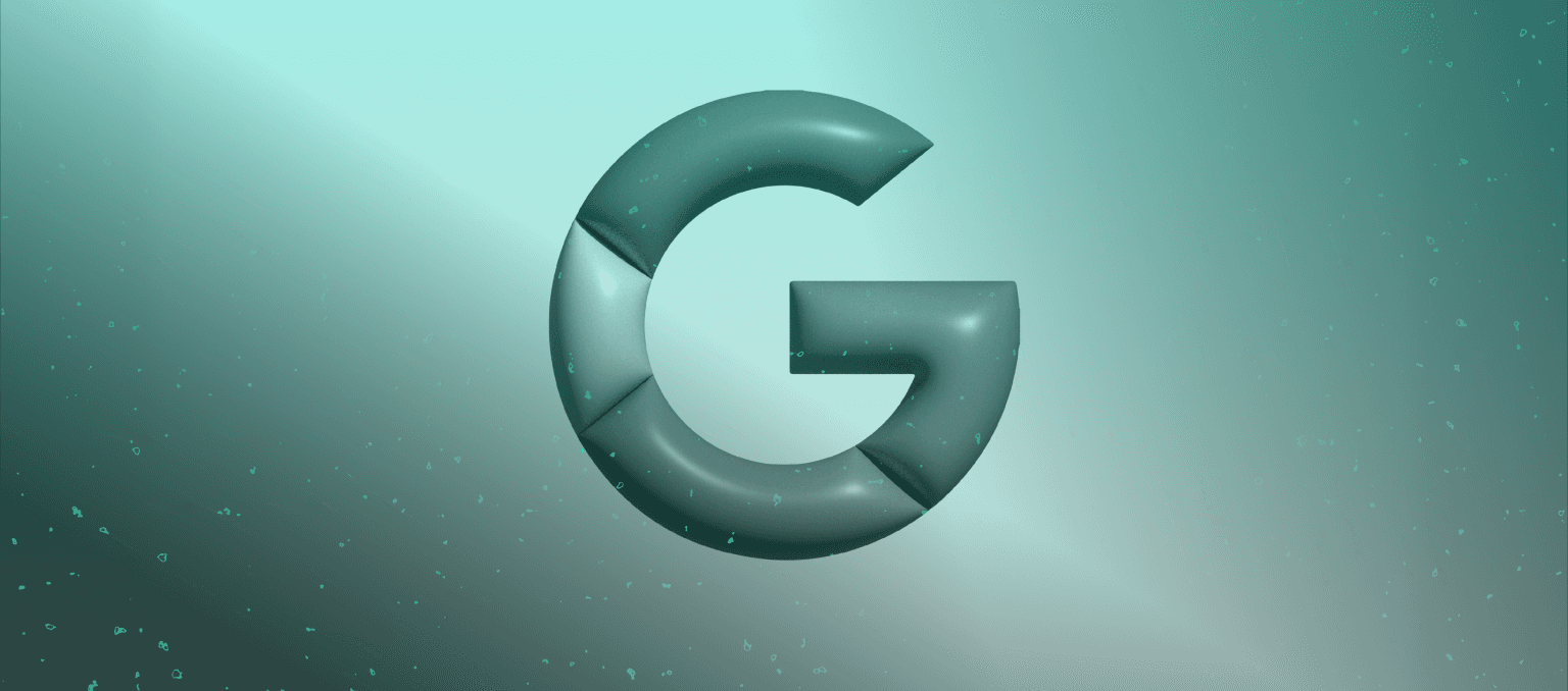 Abstract illustration of a stylized letter “G” on a soft gradient background, representing Gmail and the urgency of addressing email deliverability issues