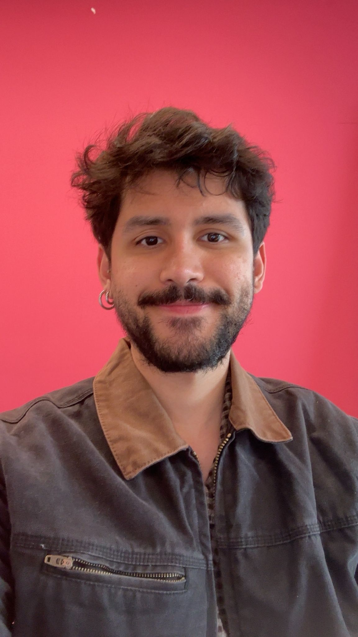Portrait of portfolio creator – front view