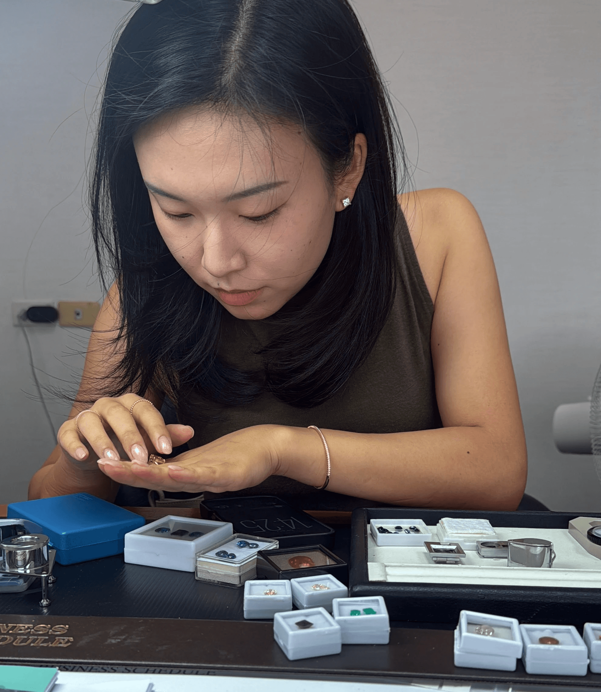 Chanhee Koo from Daia by Koo sources her diamonds from Lab Grown Diamonds.
