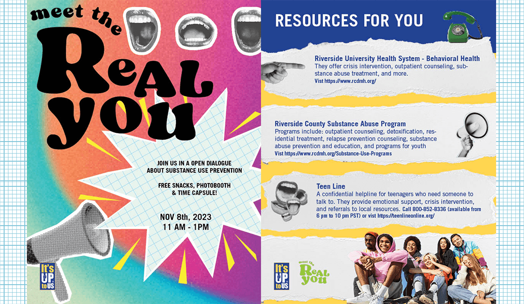 Image of a variety of items on a flat surface. This template is designed by Huehaus