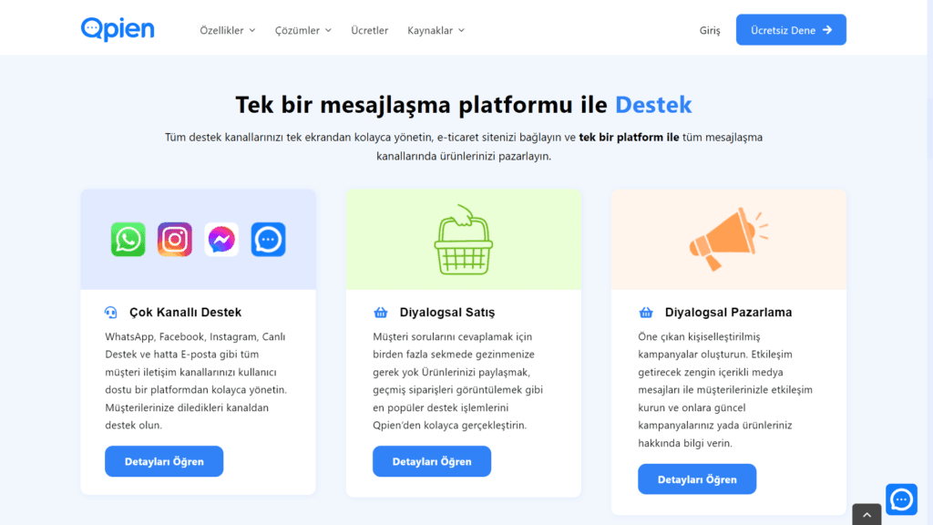 qpien, csutomer services, marketing, omnichannel support