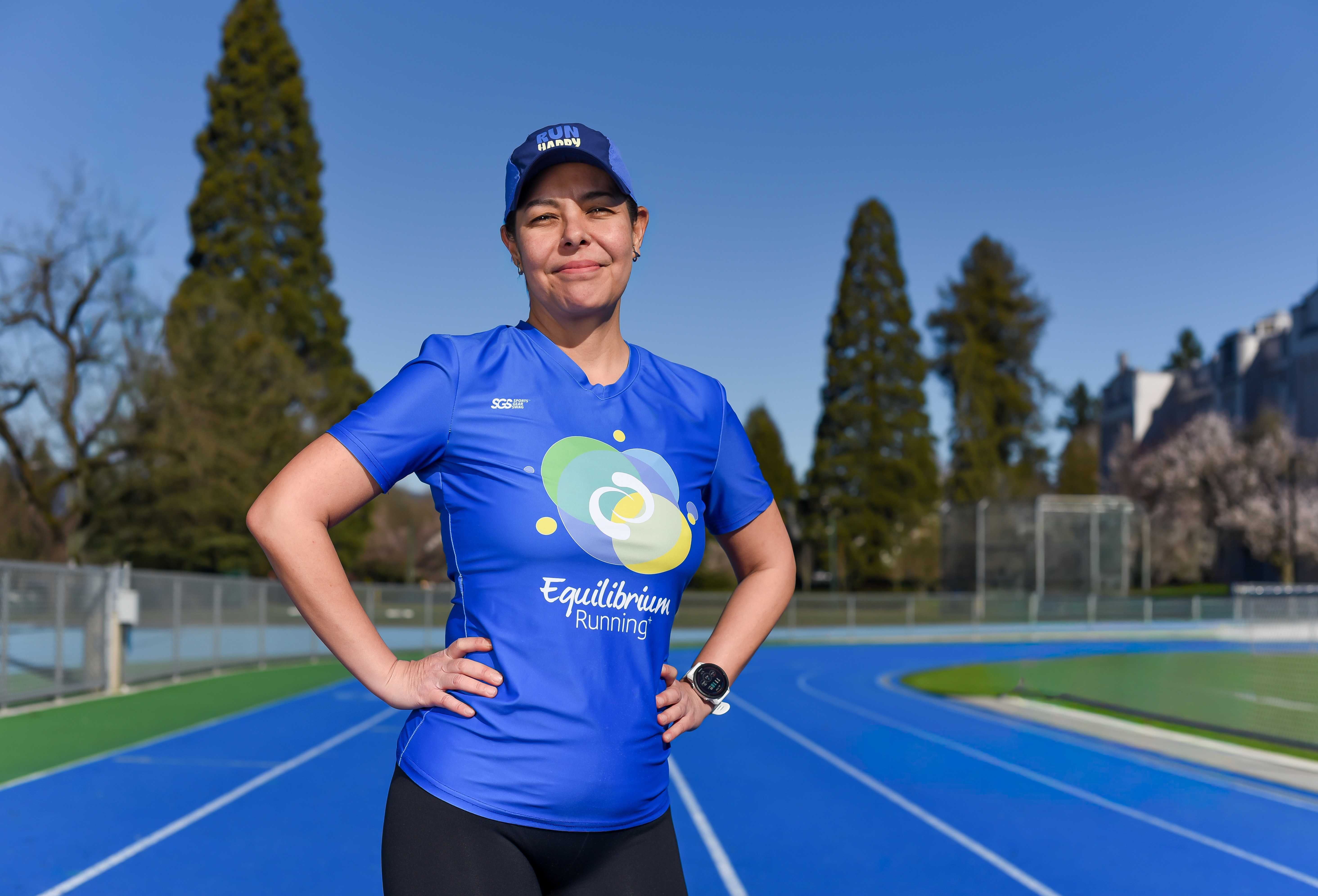 Coach Suenaga running outdoors