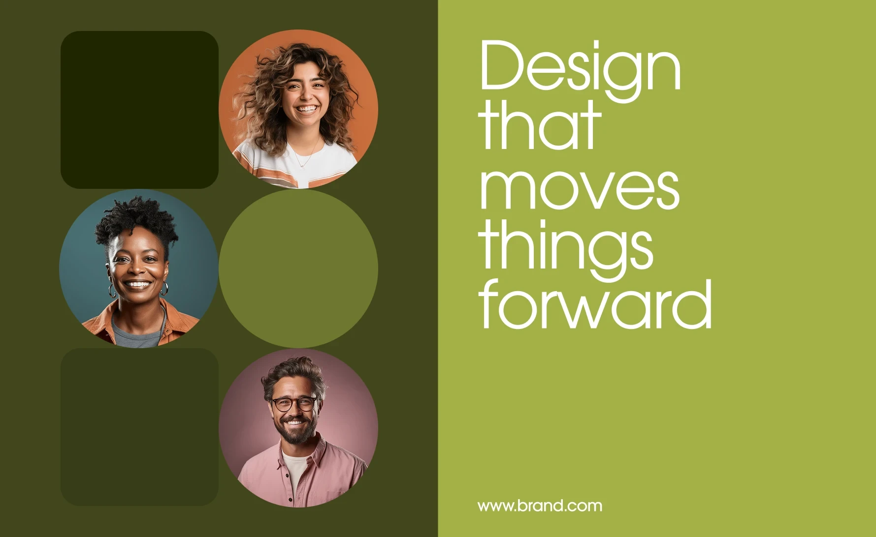 Minimal image, calm palette