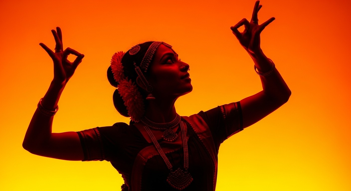 Bharatanatyam dancer