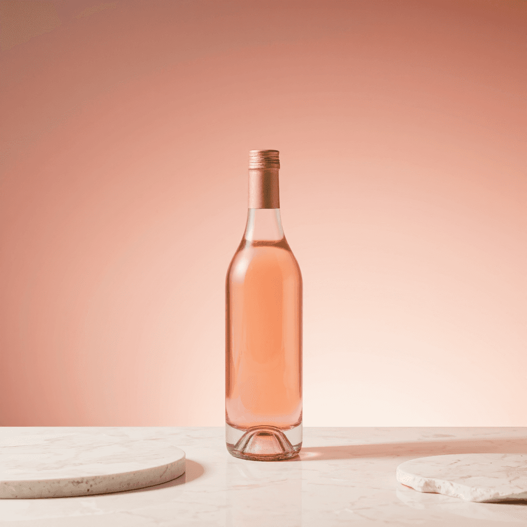 product photography of a bottle of beverage