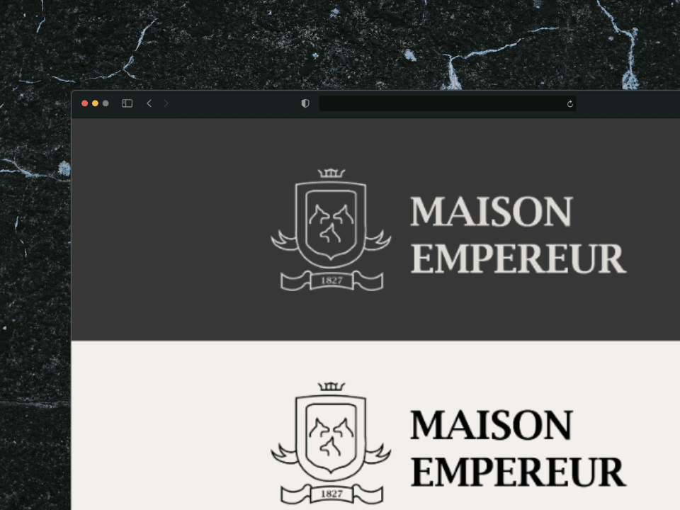 Nouveau logo de maison empereur