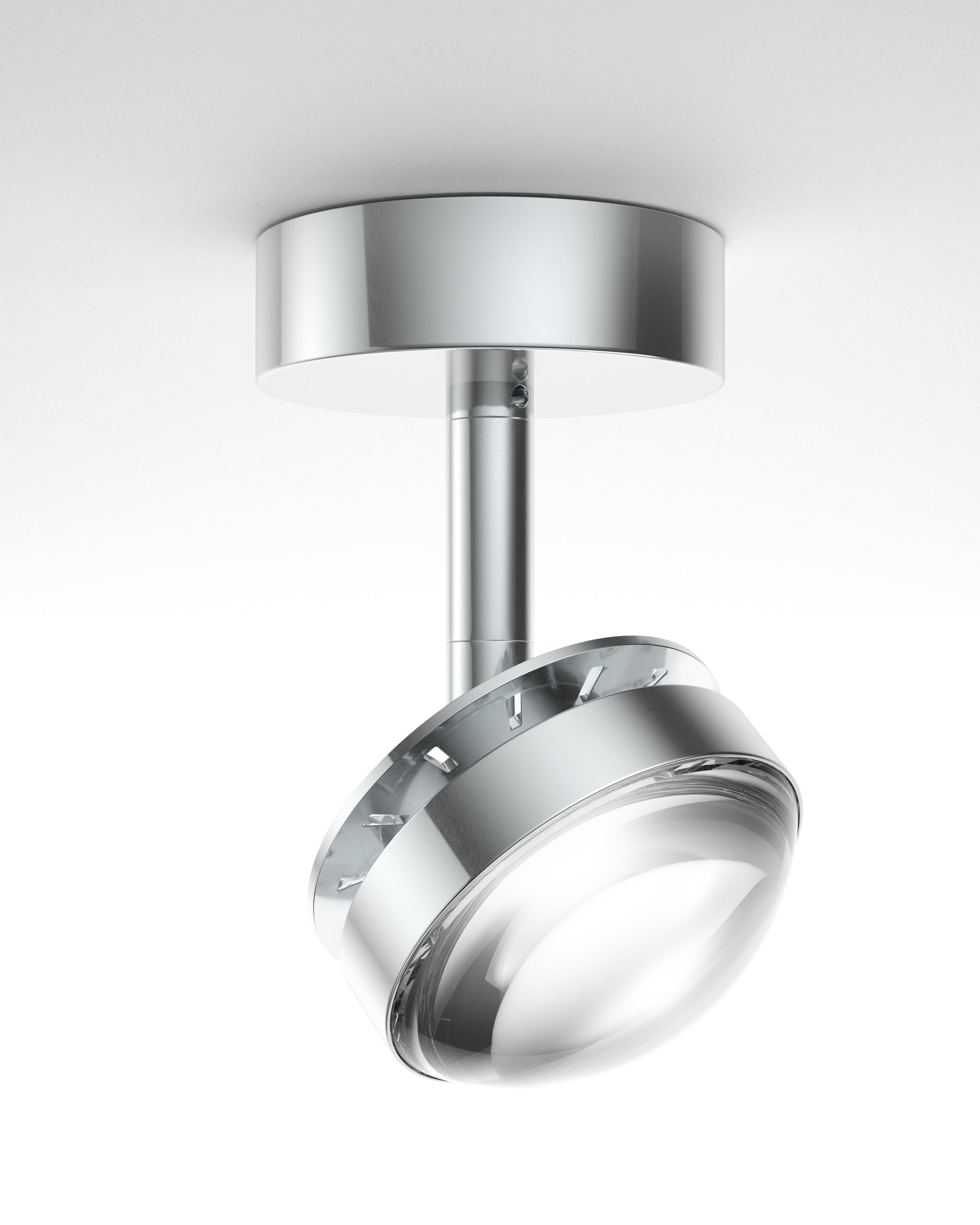 Render di faretto artemide in alluminio