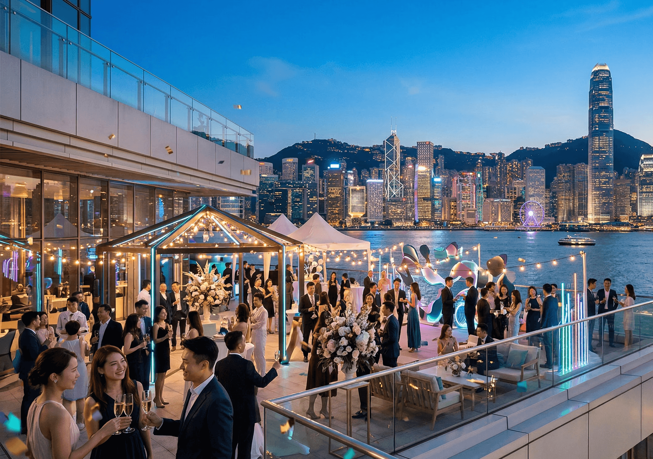 BW Event 360 策劃之香港企業頒獎晚宴現場，提供專業一站式中小型活動統籌服務。