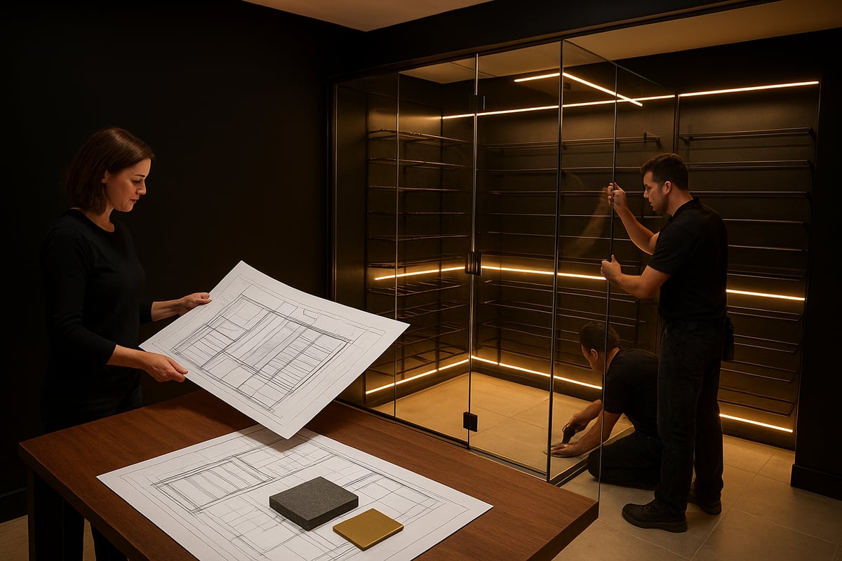 Step-by-Step Guide: Designing and Building a Modern Glass Wine Cellar