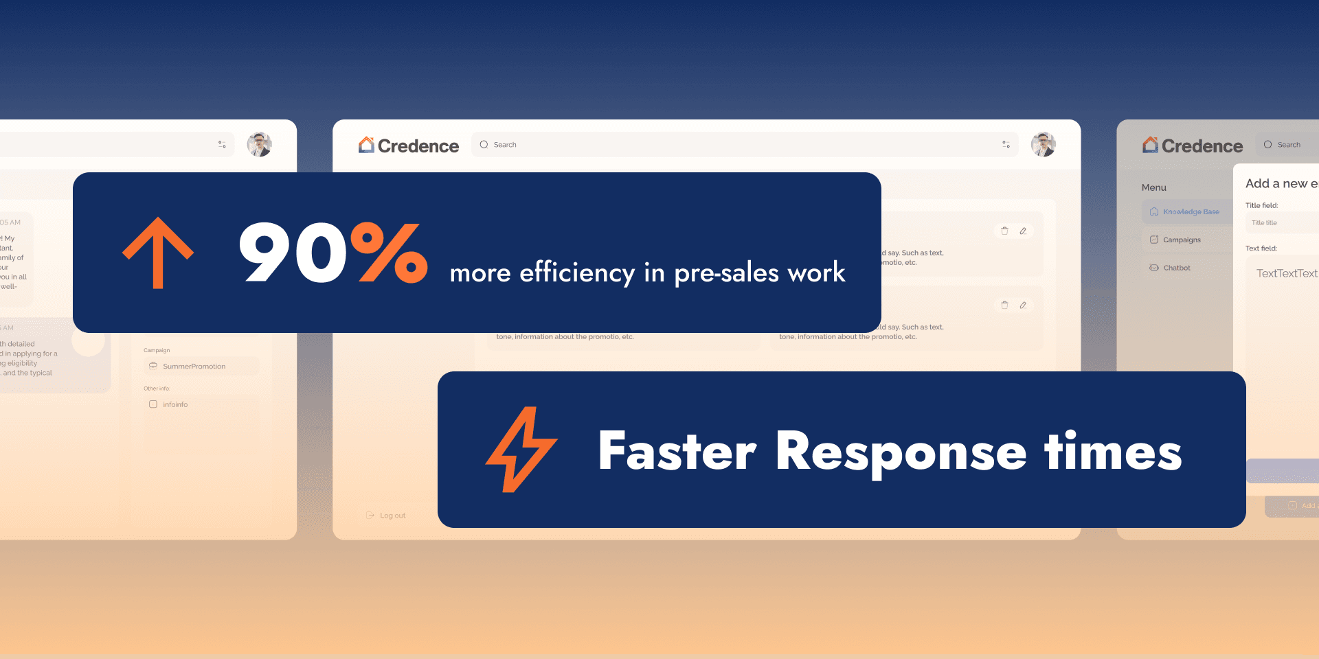 Image displaying results of AI Integration in Credence
