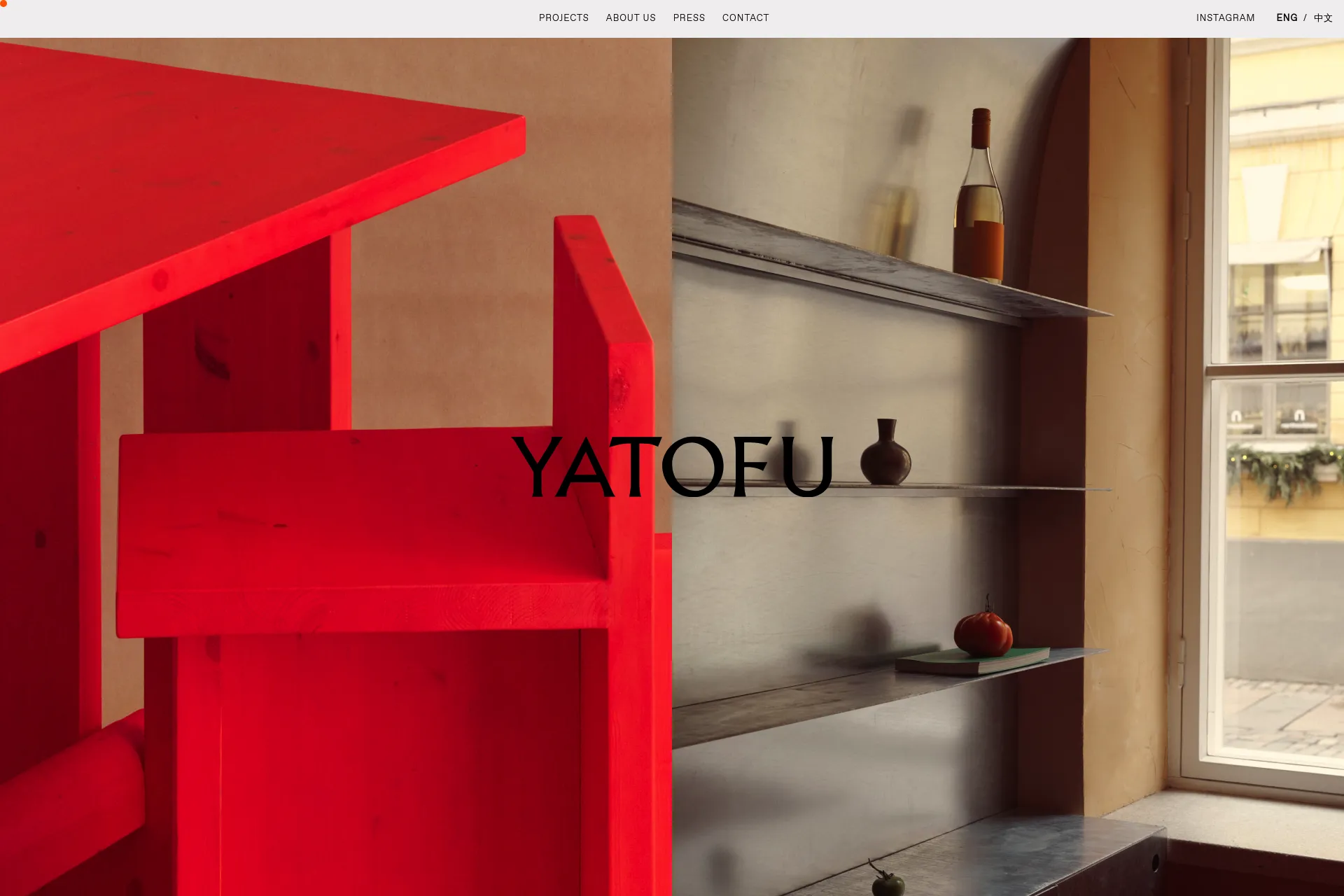 Screenshot of Yatofu website