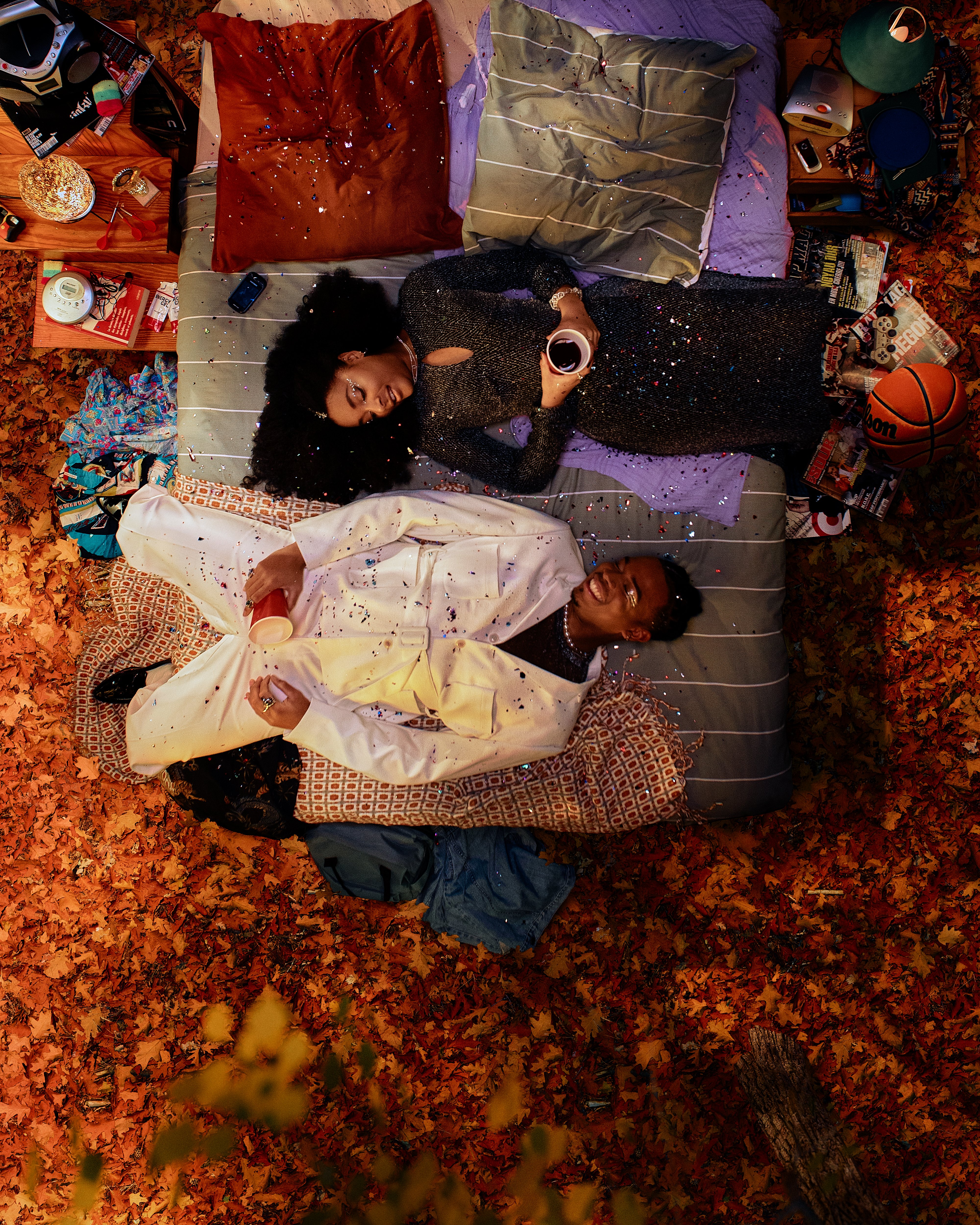 Man Wearing Black Coat