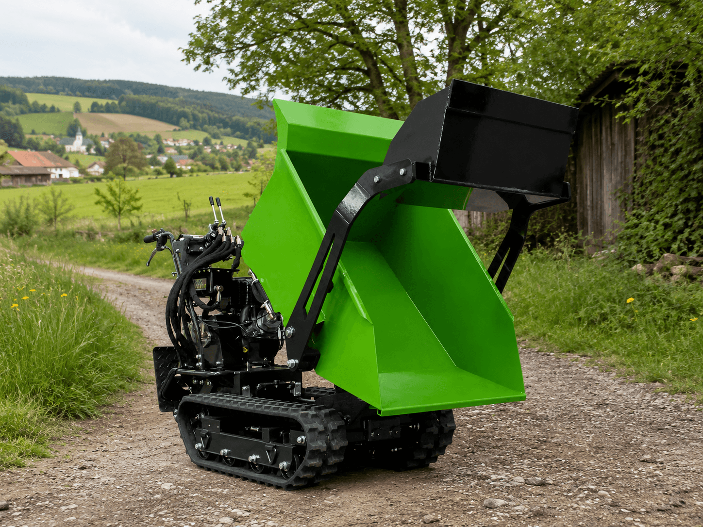 Eine Präsentationsanlage GREEN MAN