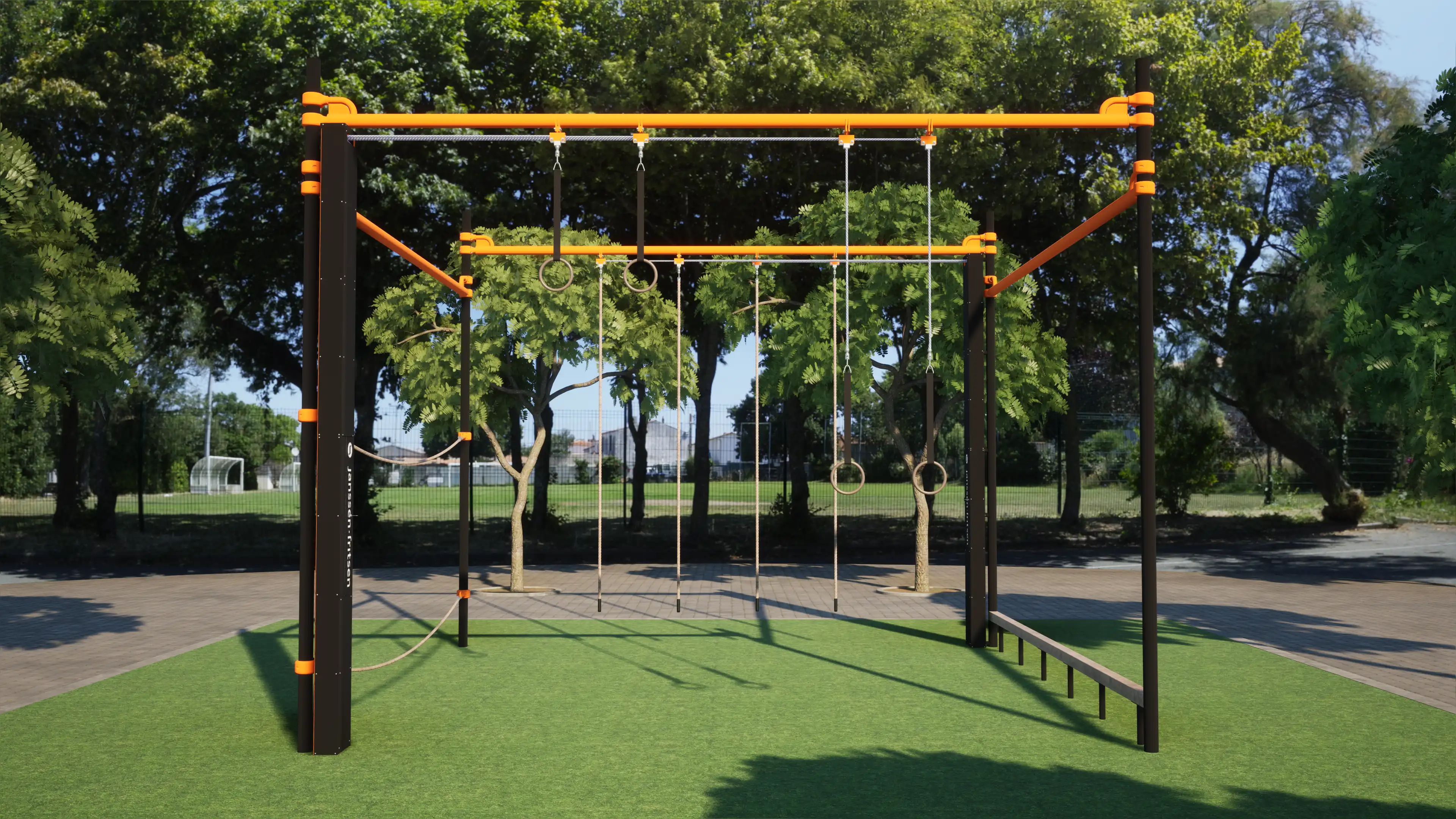 close-up van hanger met diamanten en goud