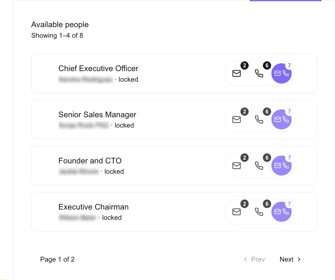Software user interface