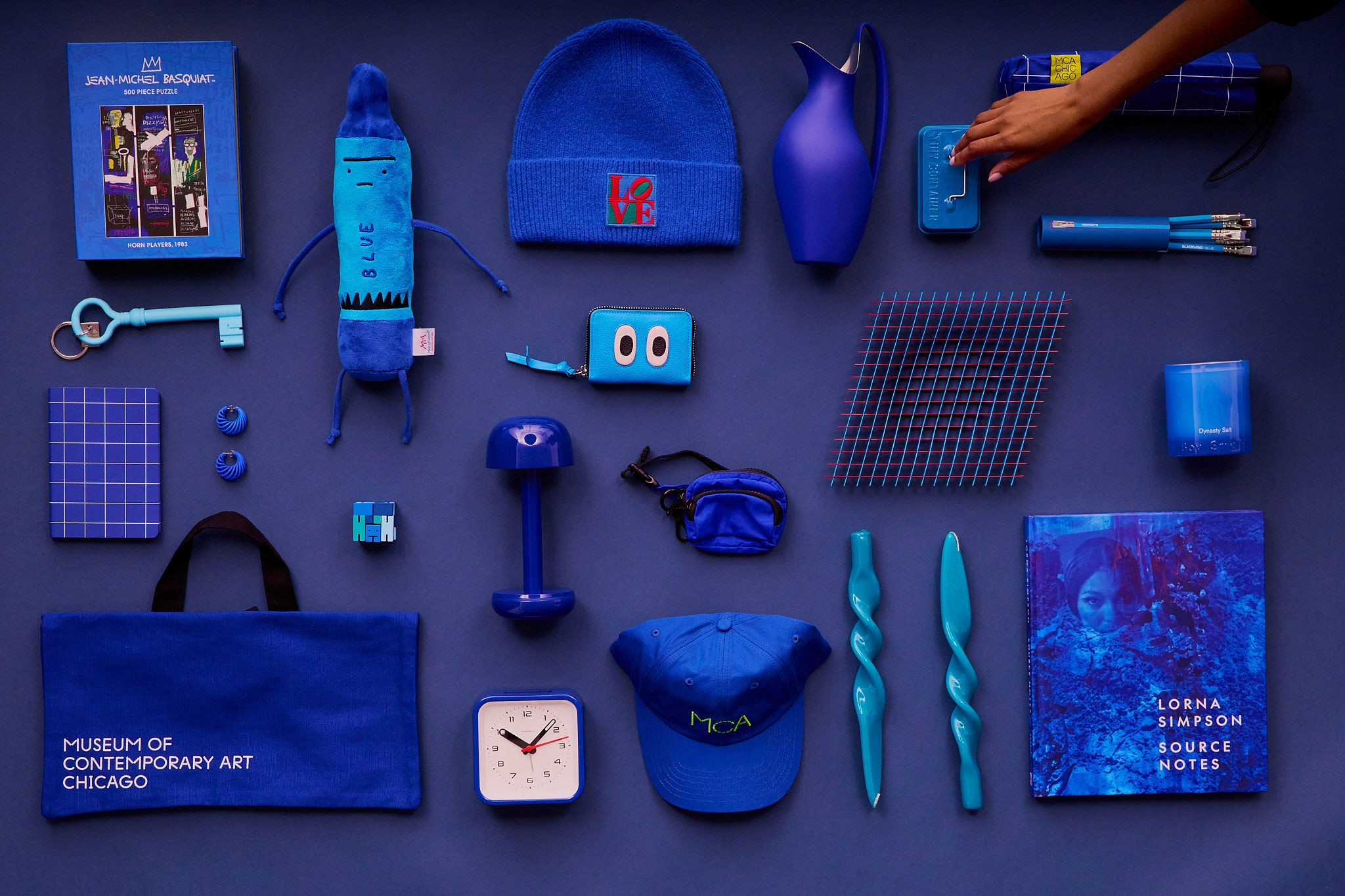 Modern white building against a clear blue sky