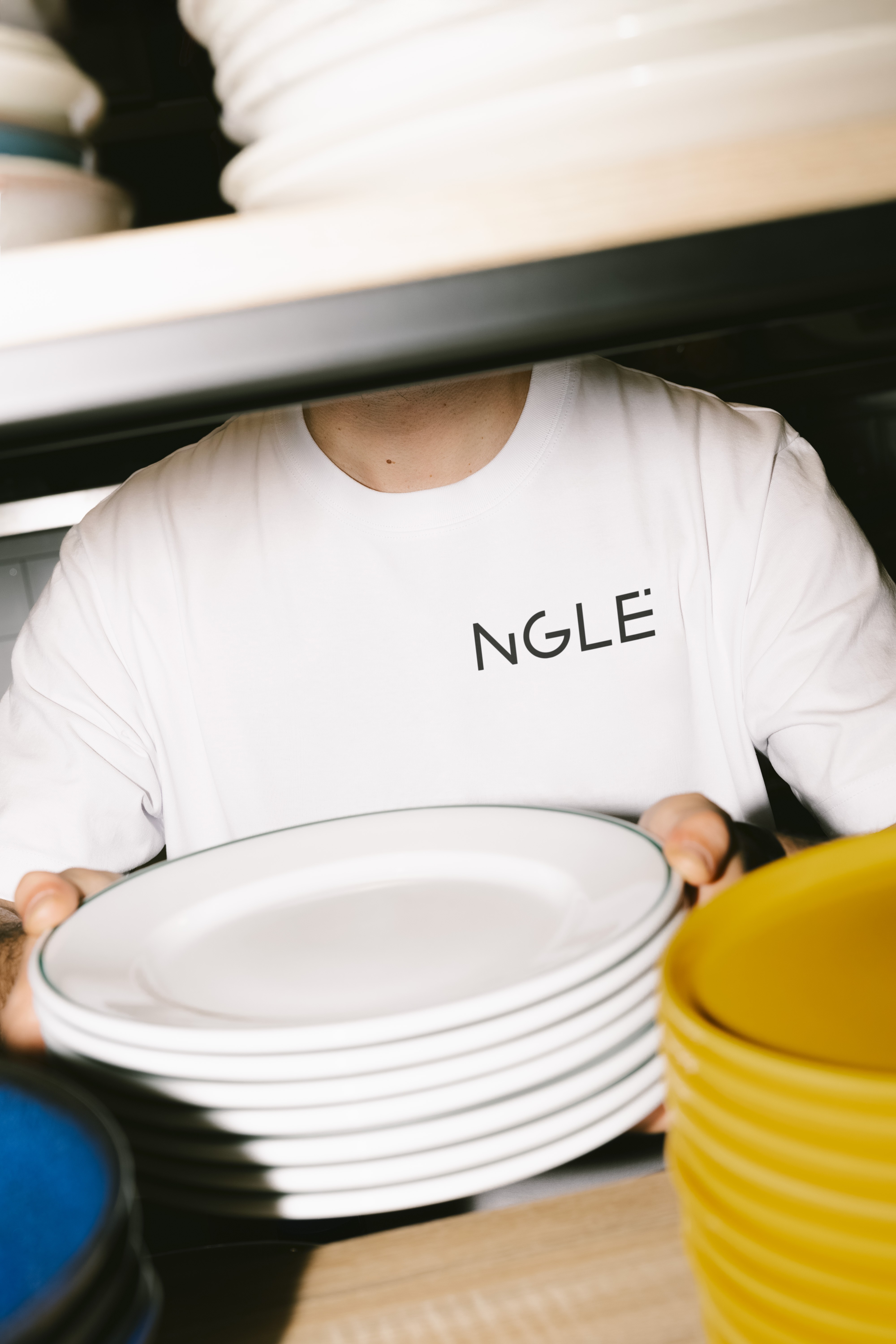 green and pink cardboard boxes