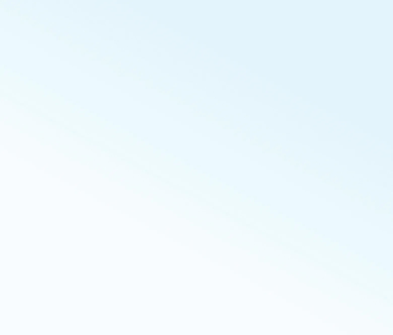 Light blue to white gradient background.