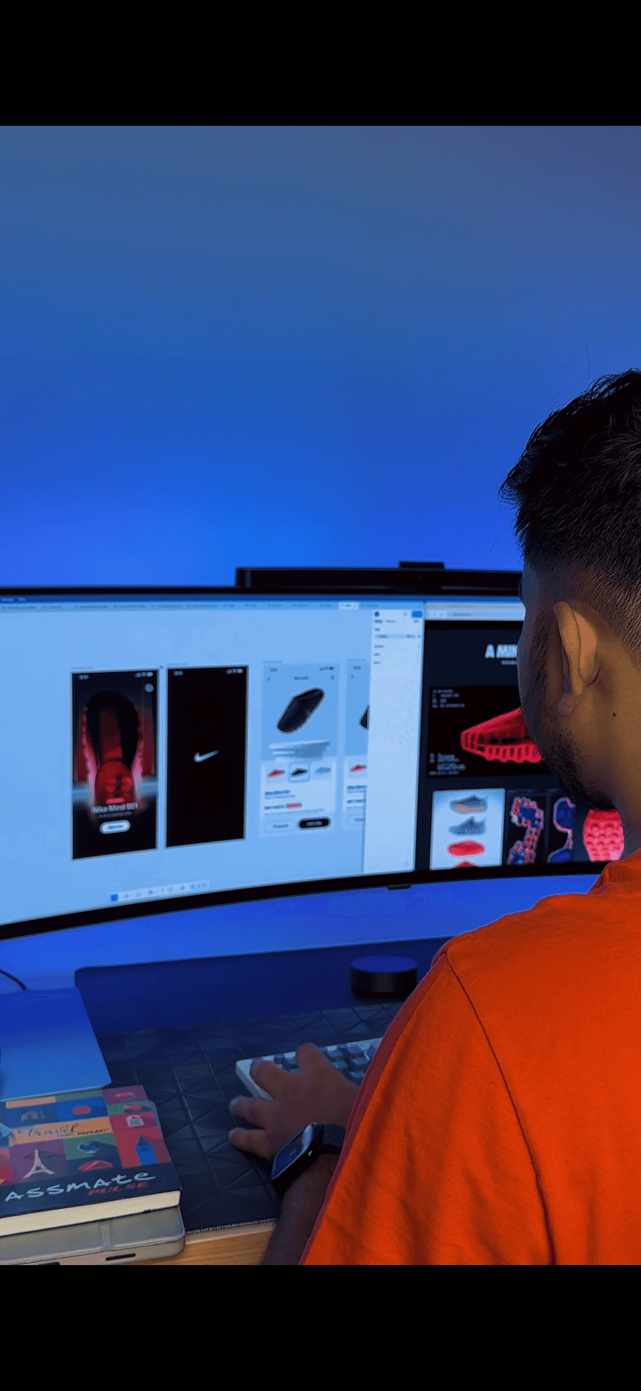 Man Wearing Black Coat