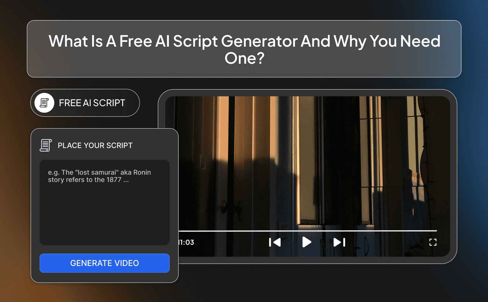 What is a Free AI Script Generator and Why You Need One
