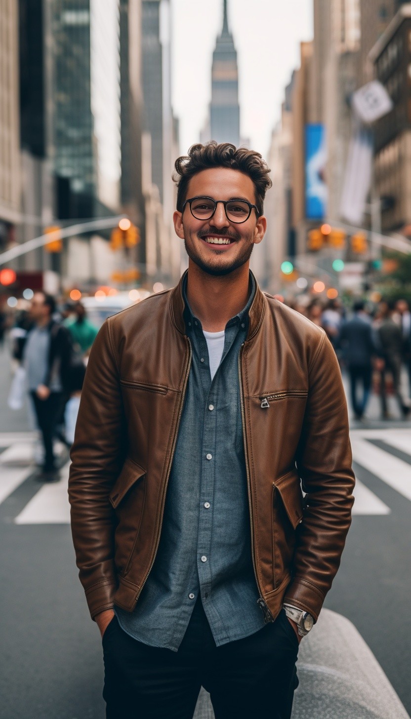 a person wearing a baseball cap