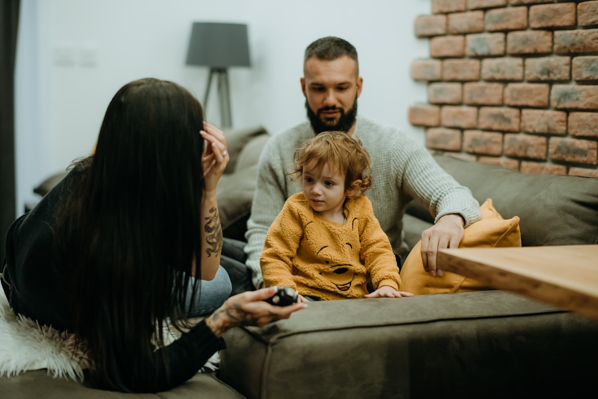 Family meeting with a child therapy provider