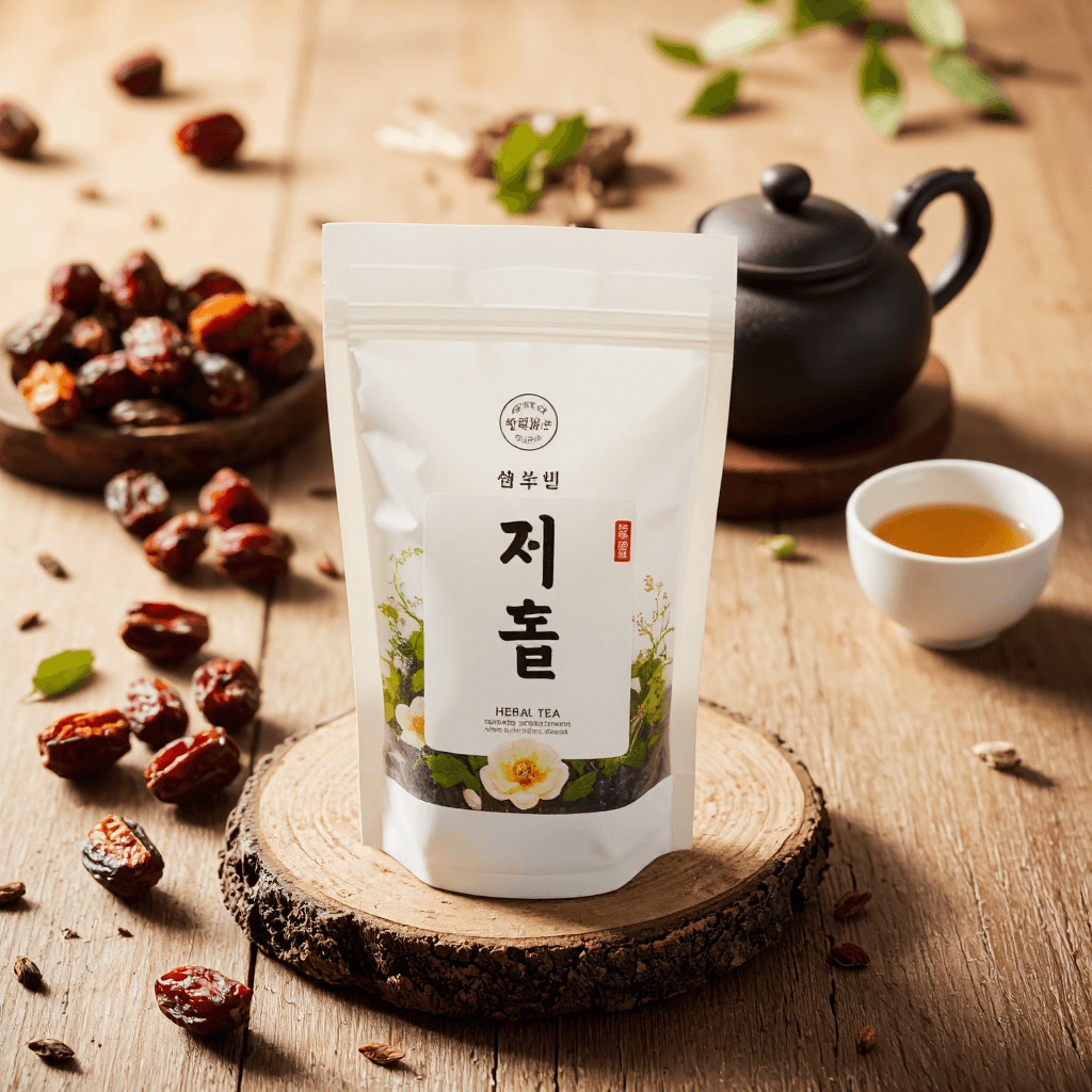 product photography of herbal tea