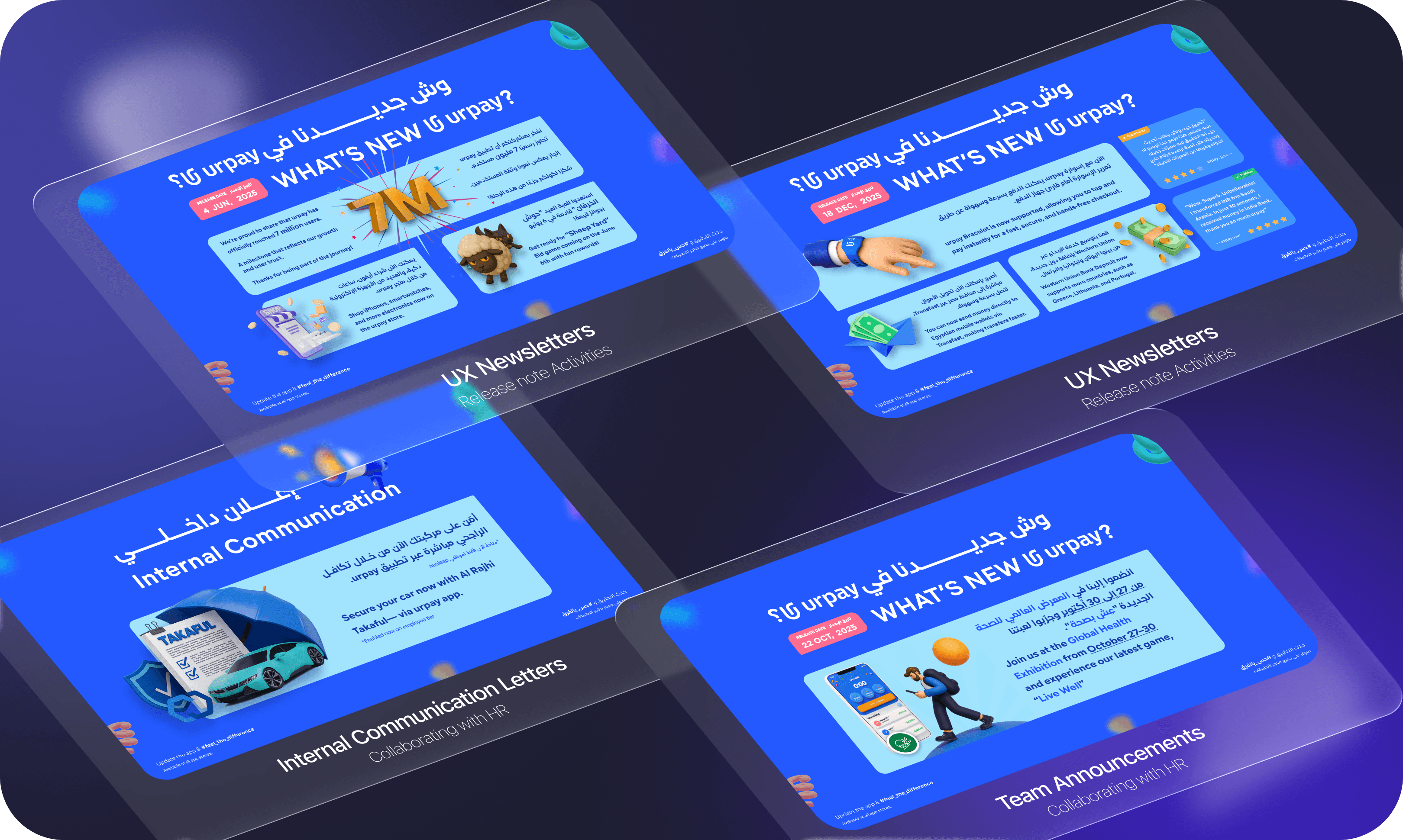 Multiple screenshots overlaid of a photography website