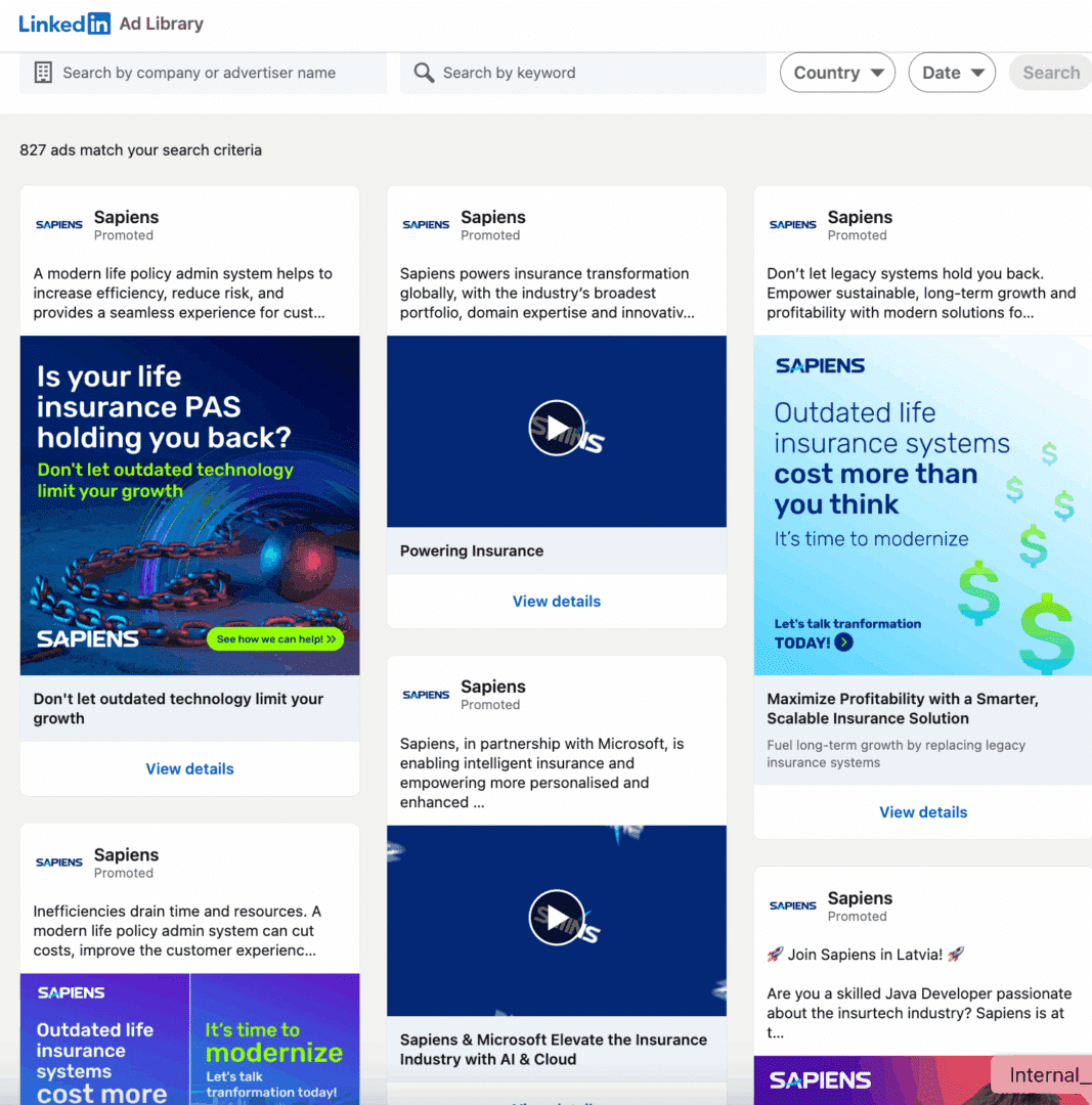 Marketing Spotlight: Sapiens lead generation