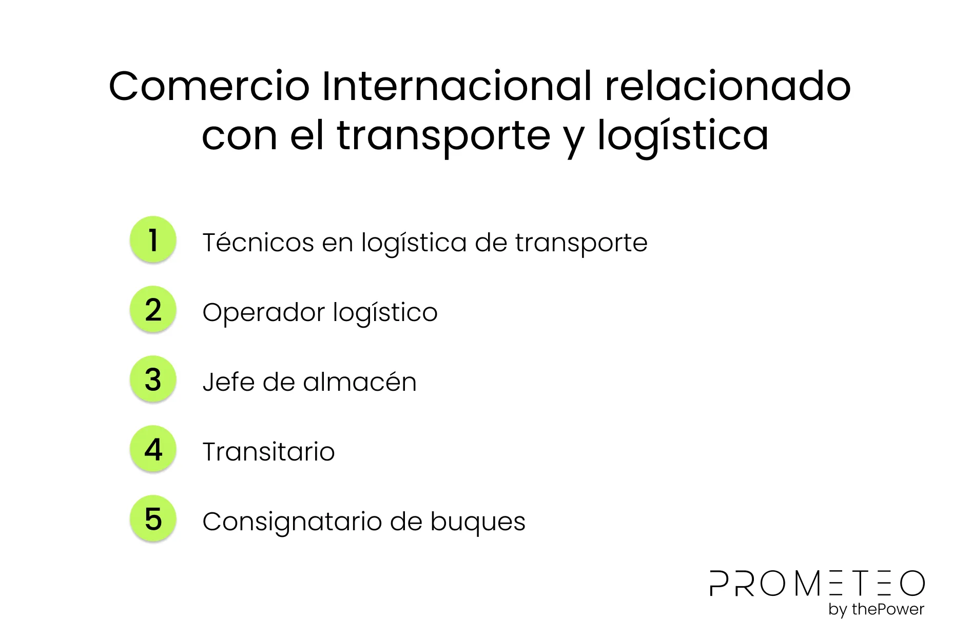 Comercio Internacional relacionado con el transporte y logística 