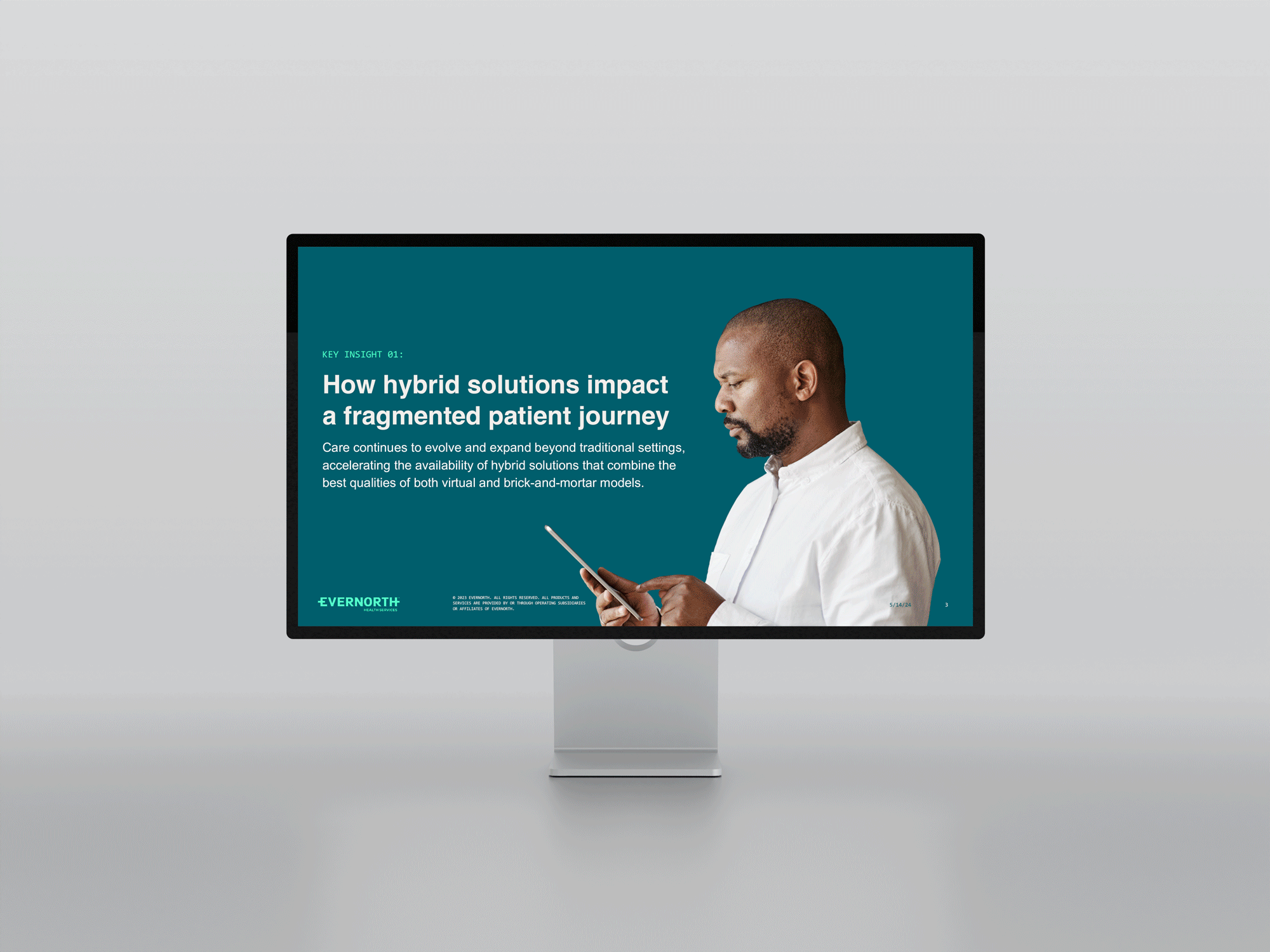 Laptop showing Bloomy UI