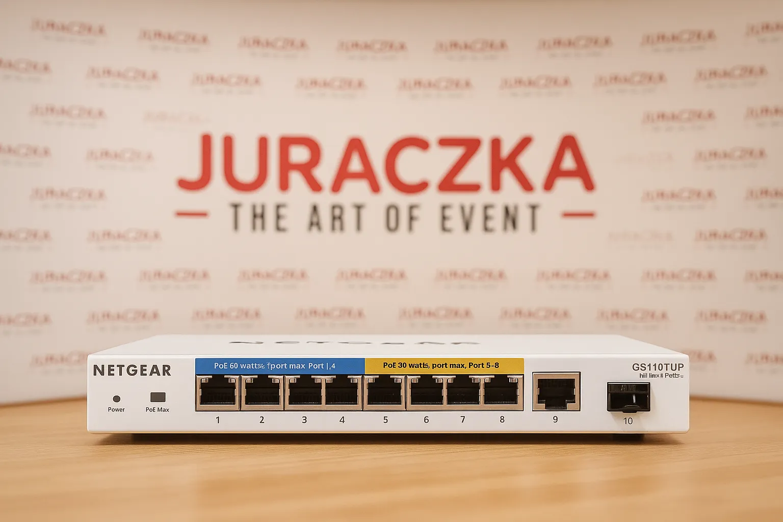 Netgear Smart GS1 10TUP - Juraczka The Art of Event