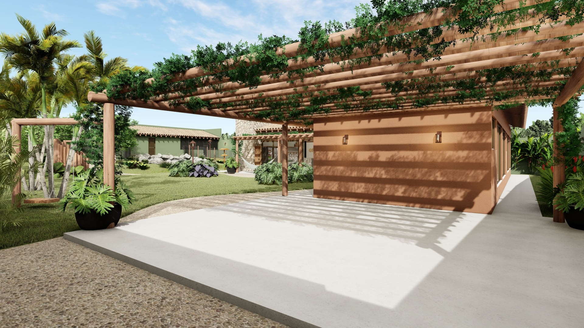 arquitetura em declive, casa em terreno íngreme, residência em aclive, projeto arquitetônico em desnível, casa em terreno com queda, arquitetura integrada ao relevo, construção em terreno acidentado, arquitetura em níveis, casa com três pavimentos, residência escalonada, arquitetura sustentável, arquitetura biofílica, biofilia na arquitetura, integração com a natureza, casa integrada ao verde, residência em área de preservação permanente, arquitetura em área de preservação, projeto sustentável em área verde, arquitetura que respeita o entorno, design naturalista, piscina de borda infinita, piscina natural com cascata, piscina integrada à paisagem, piscina ecológica, piscina em área de preservação, cascata de pedras natural, paisagismo com pedras, paisagismo integrado ao relevo, arquitetura com pedra e madeira, revestimentos naturais, casa com elementos naturais, madeira na arquitetura contemporânea, uso de pedra na fachada, materiais sustentáveis na arquitetura, residência contemporânea, casa de luxo sustentável, arquitetura de alta performance, casa conceito biofílico, arquitetura minimalista natural, residência de contemplação, arquitetura de integração visual, casa de contemplação e paz, conexão com a natureza, ambiente de descanso e relaxamento, harmonia entre arquitetura e ambiente, diálogo entre arquitetura e natureza, projeto arquitetônico residencial, design residencial contemporâneo, casas modernas no meio da natureza, inspiração de casas em declive, arquitetura de casas de alto padrão