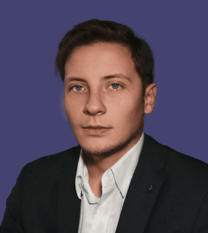 man wearing white V-neck shirt