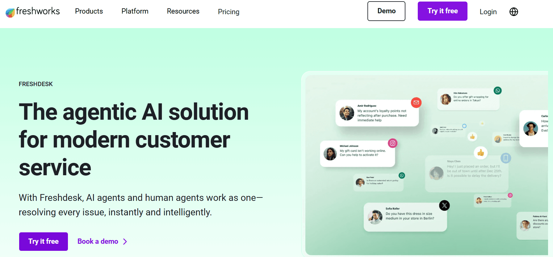 Freshdesk - Intercom Alternatives
