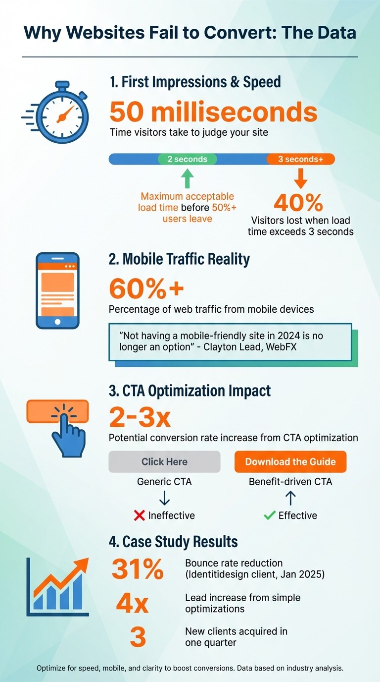 Website Conversion Statistics: Load Times, Mobile Traffic & User Behavior Data