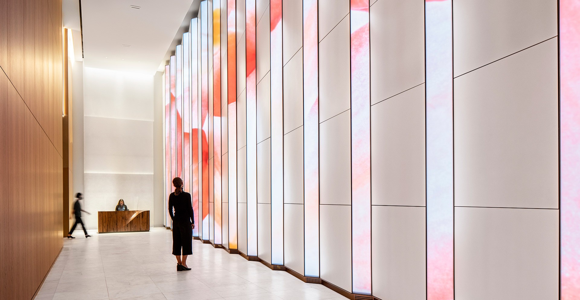 DIgital Office Lobby Design in San Francisco California