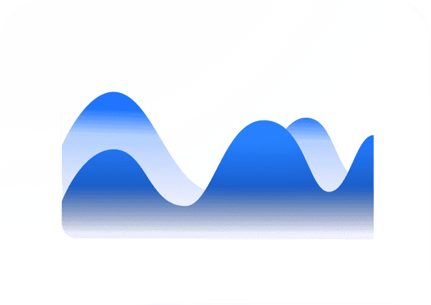 Blue gradient wave pattern in Casa Verde Framer template design.
