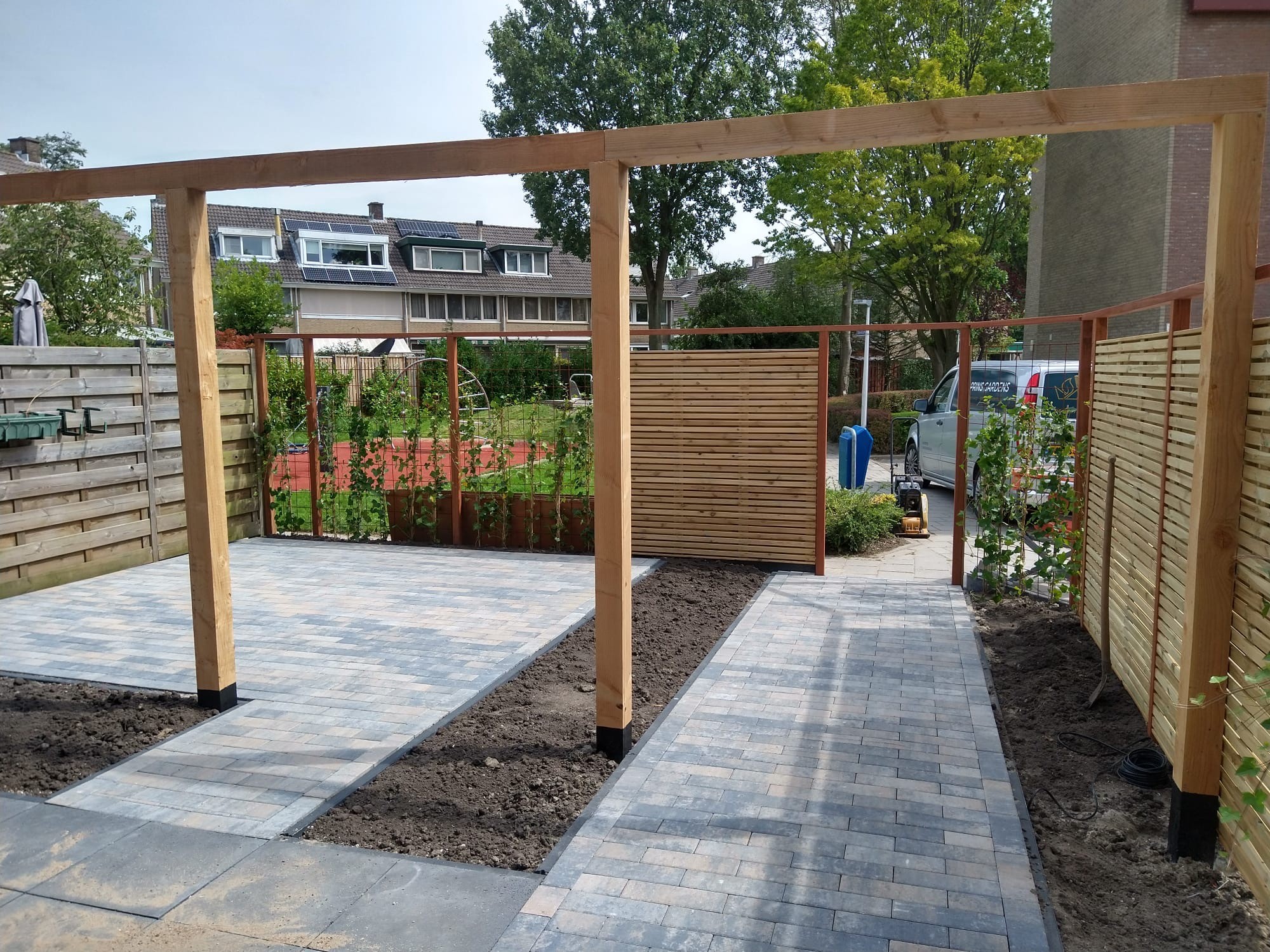 Nieuwe tuin renovatie door Prins gardens