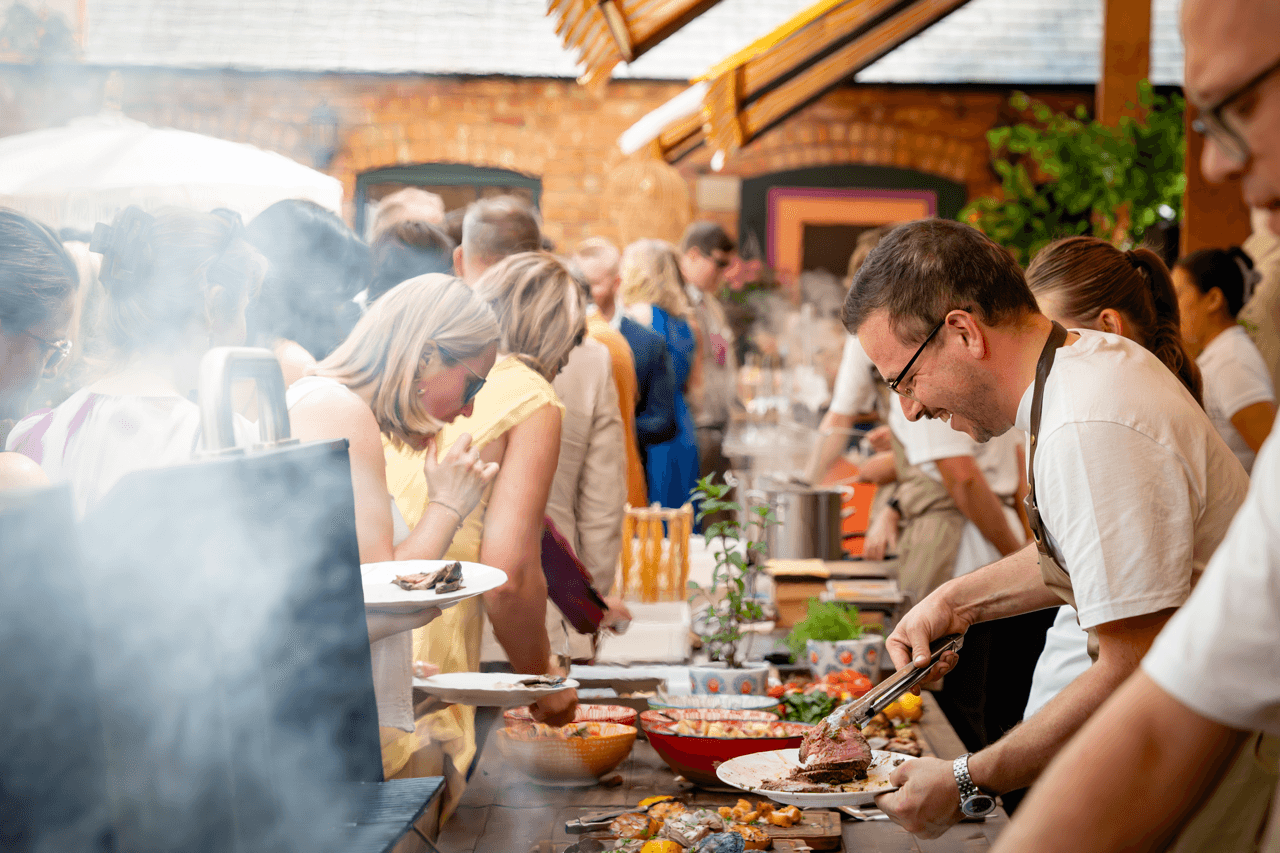 Considered approach to sustainable luxury catering through refined food and responsible sourcing