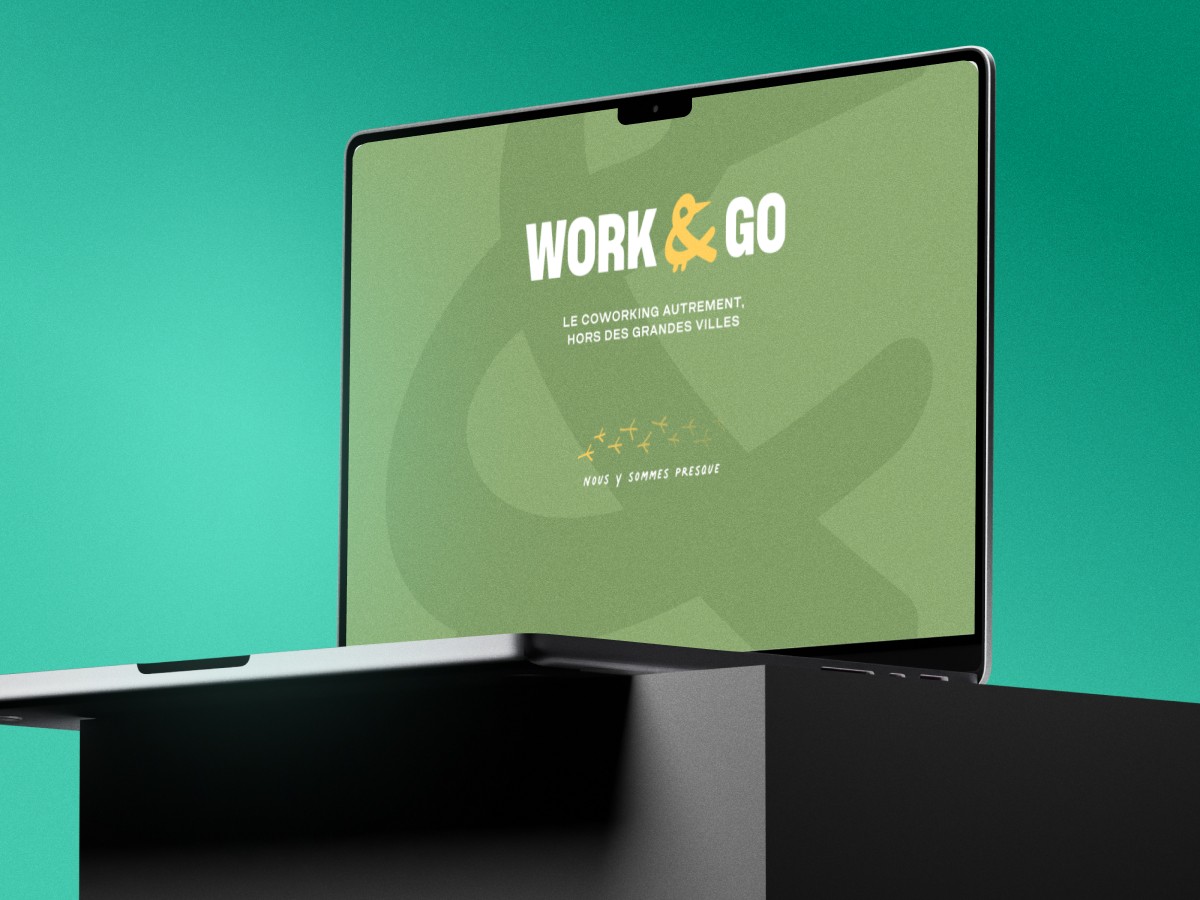 An example of the Work&Go website interface, developed by Codeska