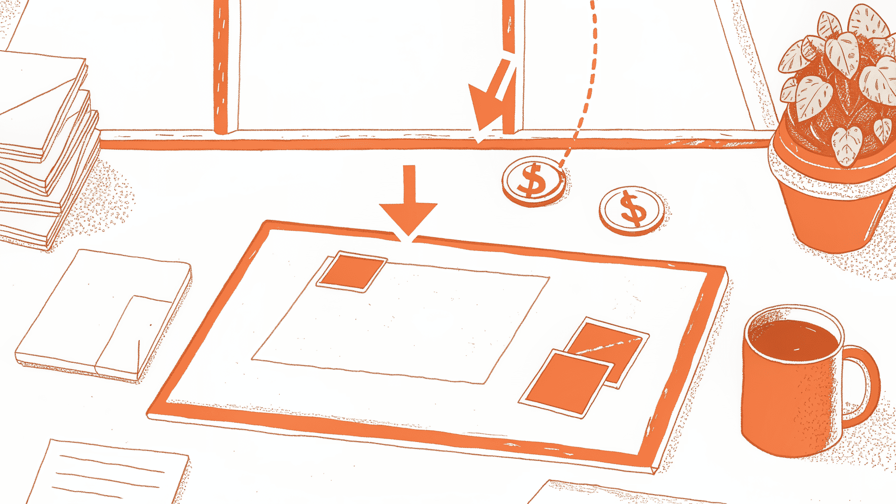  Torn envelope with tiny check beside shrinking pie slices showing class action payout deductions