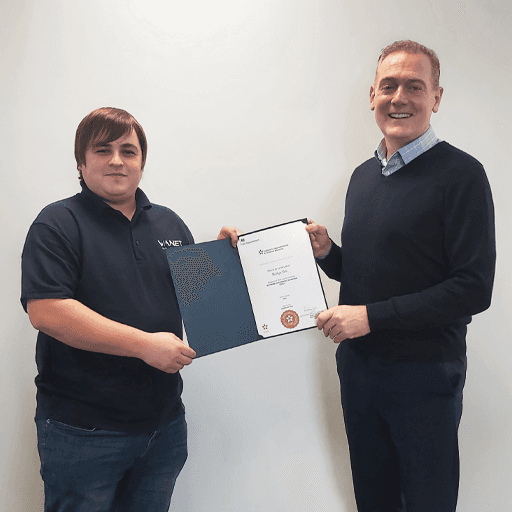 Martyn Bell with Andy Preston, Mayor of Middlesbrough