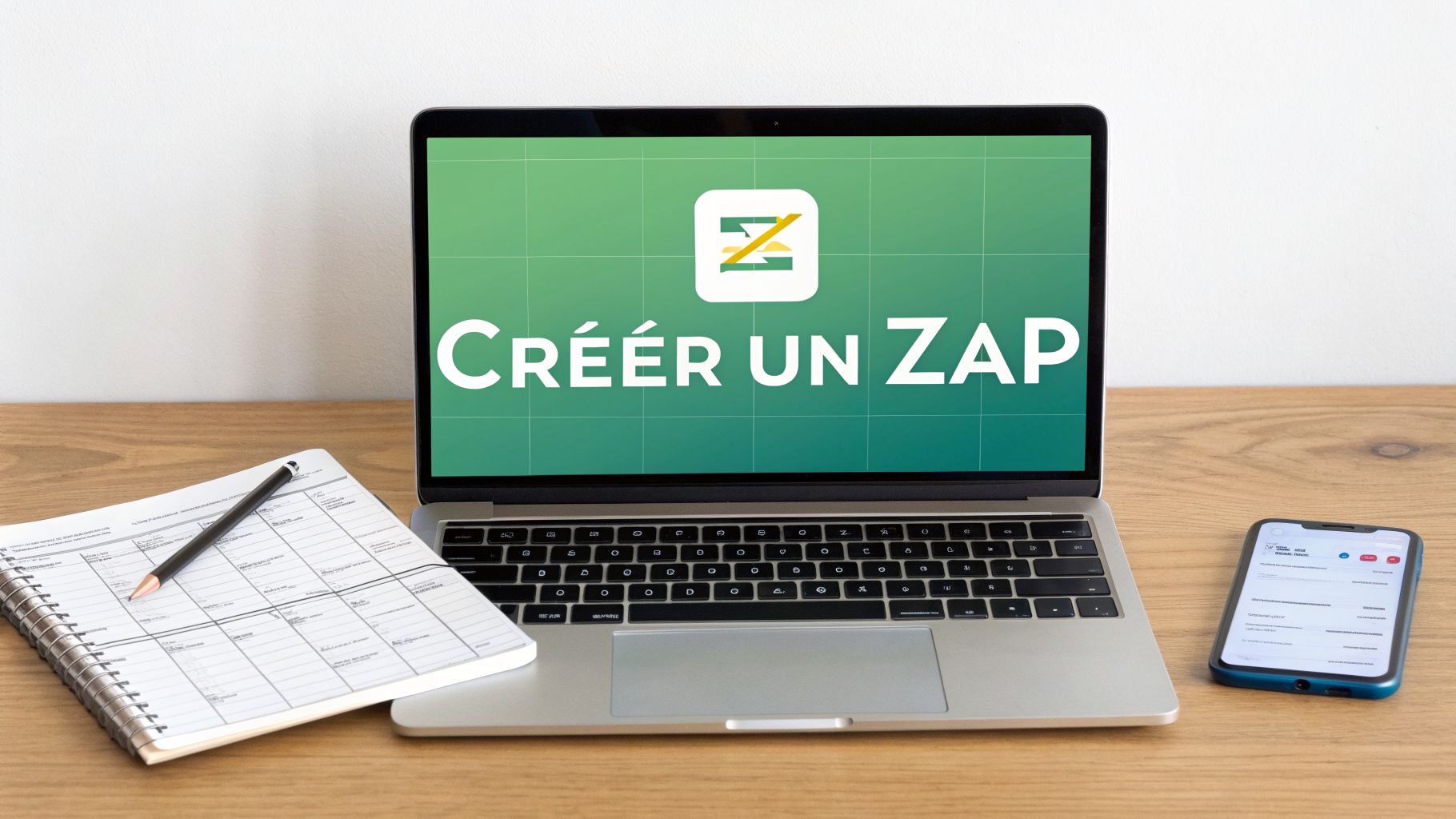 Ordinateur portable affichant 