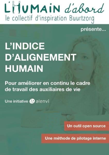 Couverture de la brochure de l'Indice d'Alignement Humain, présenté comme un outil open source et une méthode de pilotage interne