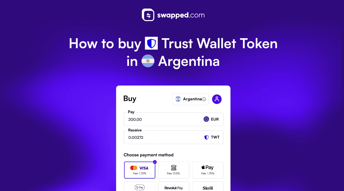 How to buy Trust Wallet Token (TWT) in Argentina with EUR