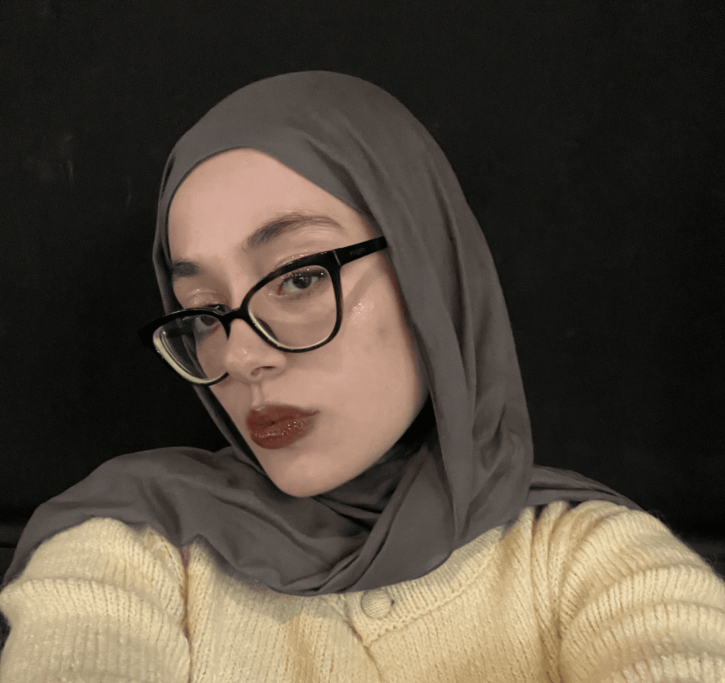 Woman with color palette