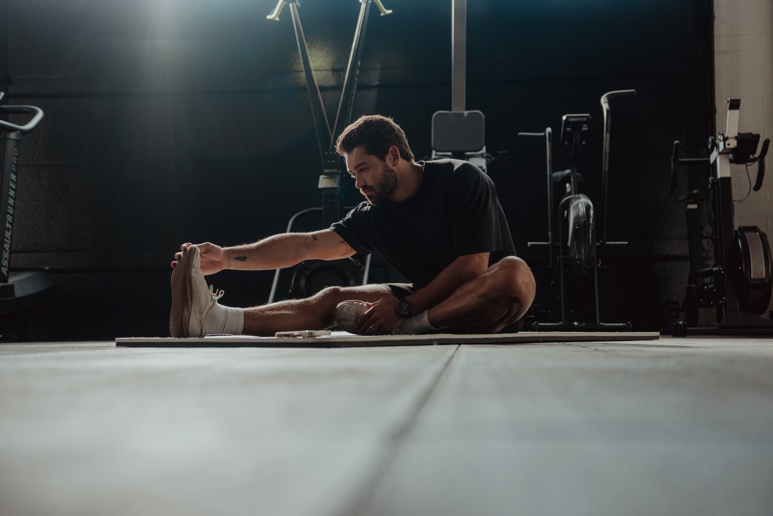 man sitting alone - Sit and Reach Flexibility Test